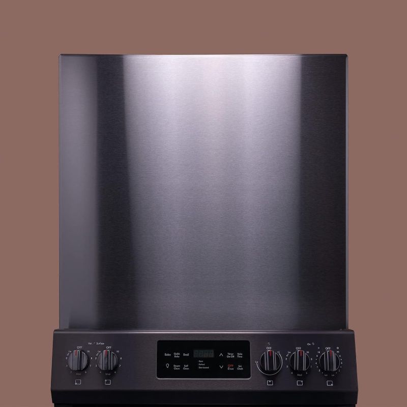 Photo 1 of Stainless Steel Kitchen Backsplash, 30" x 30", Polished, Modern, Magnetic, Formed Edges, 15 lbs, 1 piece
