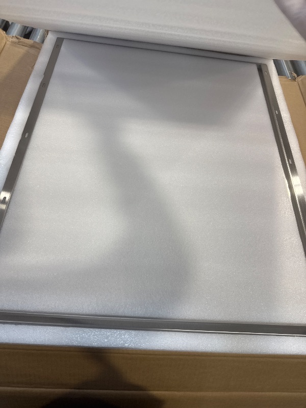 Photo 1 of Stainless Steel Kitchen Backsplash, 30" x 30", Polished, Modern, Magnetic, Formed Edges, 15 lbs, 1 piece
