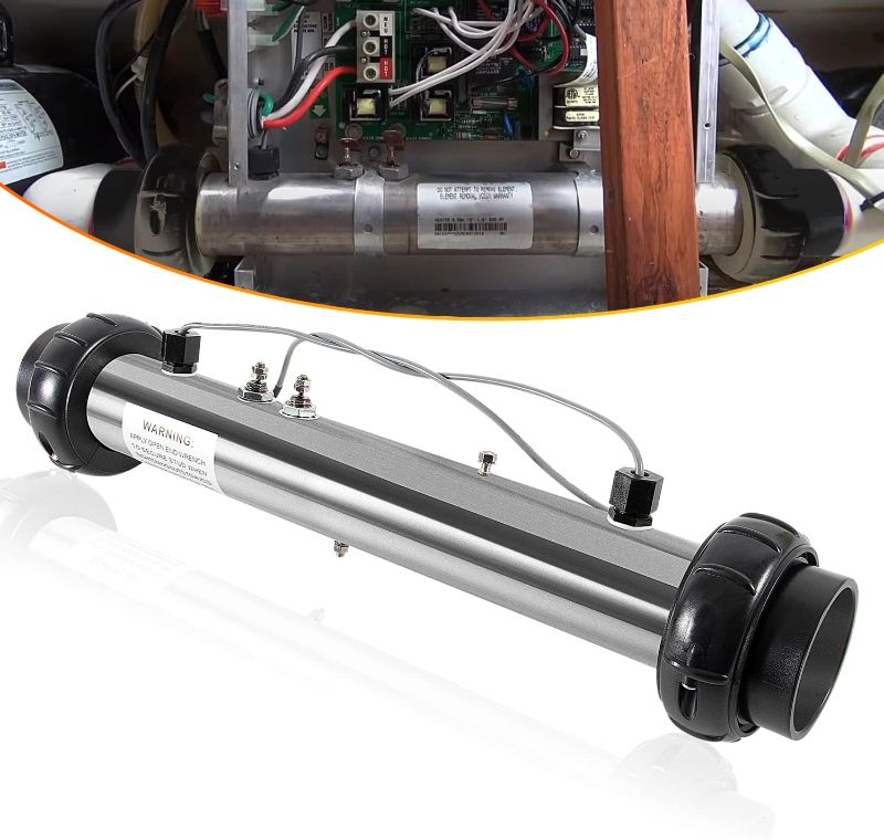 Photo 1 of E-cowlboy 58117 M-7 Heater Assembly fits for Balboa VS, EL, TS, GS, BP Control Systems, 4.0 KW 220V 26-58104-K with Sensor
