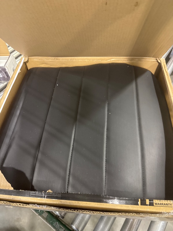 Photo 1 of Mainstays Bonded Leather Mid-Back Manager's Office Chair, Gray
