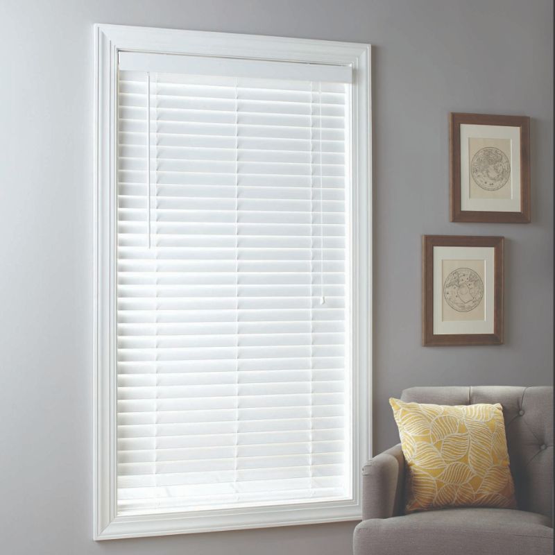 Photo 1 of Better Homes & Gardens 2 Cordless Faux Wood Horizontal Blinds White 35x64
