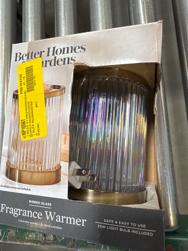 Photo 1 of Better Homes & Gardens Full Size Wax Warmer Ribbed Glass
