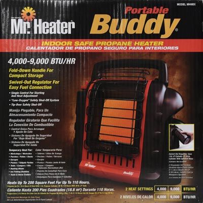 Photo 1 of Mr. Heater Brand Portable Buddy 9000 BTU Propane Heater MH9BX New
