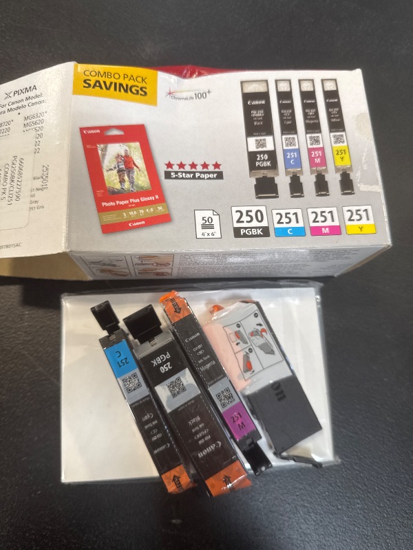 Photo 1 of Canon PGI-250/CLI-251 Combo Pack
