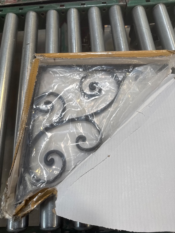 Photo 1 of Decorative Shelf Bracket,  Black Cast Iron 