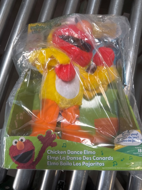 Photo 1 of Just Play Sesame Street Chicken Dance Elmo Feature 13 Inch Plush, Interactive Singing and Dancing Plush, Stuffed Animal. Kids Toys for Ages 2 Up