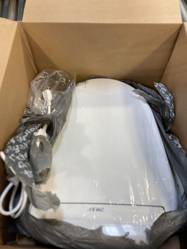 Photo 1 of Smart Toilet Seat, Unlimited Warm Water, Vortex Wash, Electronic Heated,Warm Air Dryer,Bidet Seat,Rear and Front Wash, LED Light, Need Electrical, White