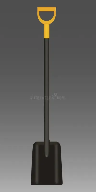 Photo 1 of Black Outdoor Shovel 