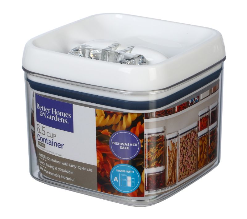 Photo 1 of Better Homes & Gardens Canister - 6.5 Cup Flip-Tite Food Storage Container