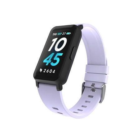 Photo 1 of ITech Active 3 Unisex Adult Smartwatch Fitness Tracker Lilac Silicone Strap