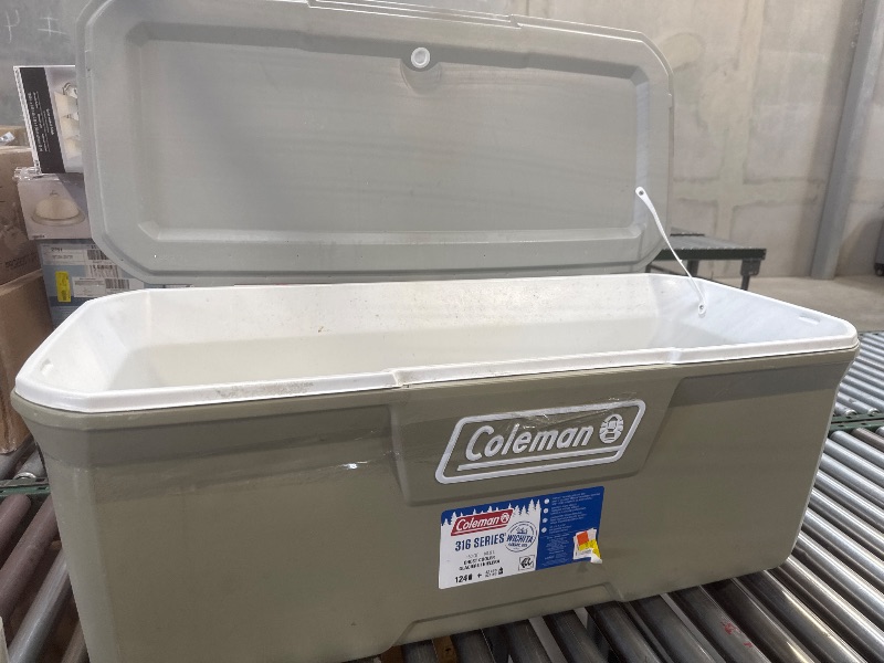Photo 1 of Coleman 316 Series 150QT Hard Chest Cooler, Silver Ash
