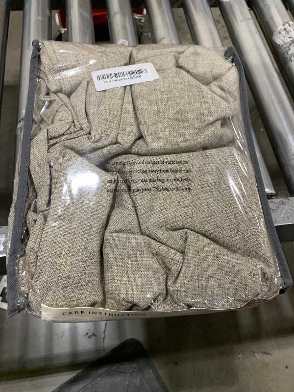 Photo 1 of 100% Blackout Shield Linen Blackout Curtains for Bedroom 96 Inches Long, Back Tab/Rod Pocket Living Room Drapes, Thermal Insulated Blackout Curtains 2 Panels Set, 50" W x 96" L, Faux Linen