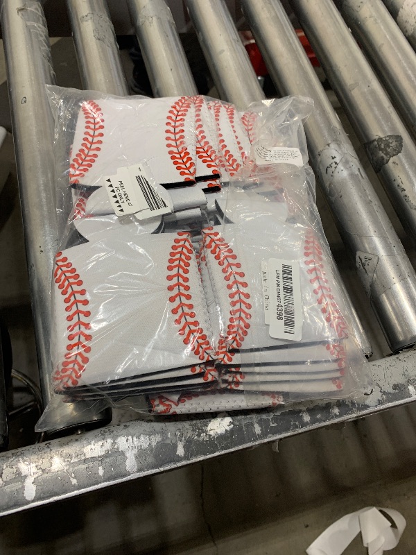Photo 1 of 24 Pieces Baseball Can Sleeves Slim Can Cooler Sleeves Neoprene Hot and Cold Drinks Soda Cover Beer Cup Insulator Reusable Baseball Lovers Gifts for Hot and Cold Drinks Soda Game Party(5.1 x 3.9 Inch)