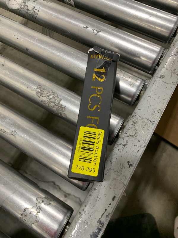 Photo 1 of 12 Pieces Gold Salad Forks Set, Stainless Steel Flatware Utensils, Home & Kitchen Metal Cutlery Set, Heavy Duty Silverware Small Forks 6.8 Inch, New Appartment Essential Tableware