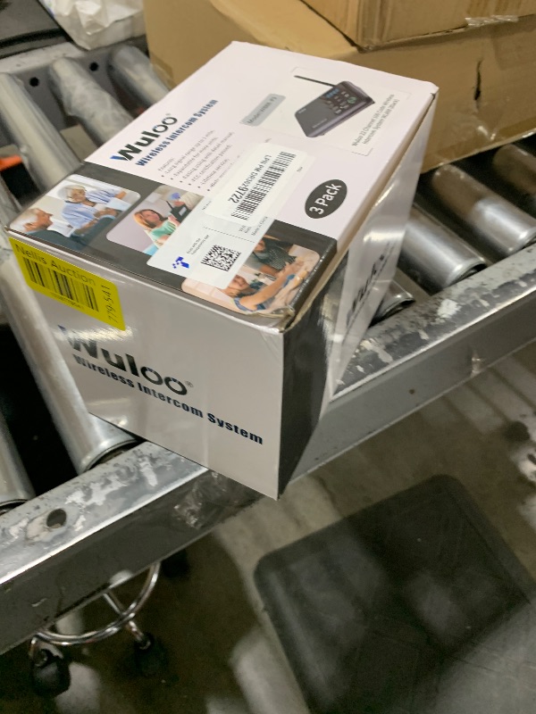 Photo 2 of Wuloo Intercoms Wireless for Home 1 Mile Range 22 Channel 100 Digital Code Display Screen, Wireless Intercom System for Home House Business Office, Room to Room Intercom Communication(3Stations Black)