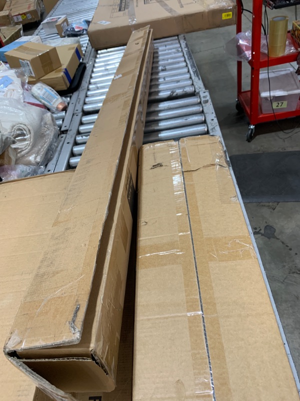 Photo 1 of FENCETECH Vinyl PVC Real Estate Sign Post 6' Tall, Realtor Yard Sign Post, 47" Arm Holds Up to 36" Sign - Black