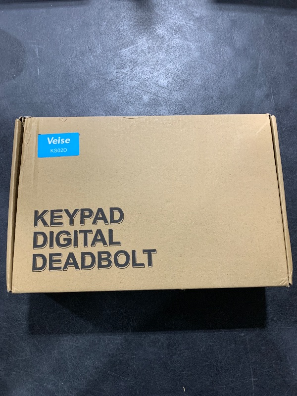 Photo 1 of Veise Fingerprint Door Lock Set, Keyless Entry Door Lock, Front Handle Set, Electronic Keypad Deadbolt with Lever Handle, 2 Keys, Auto-Locking, One-time Codes, Easy to Install, Satin Nickel