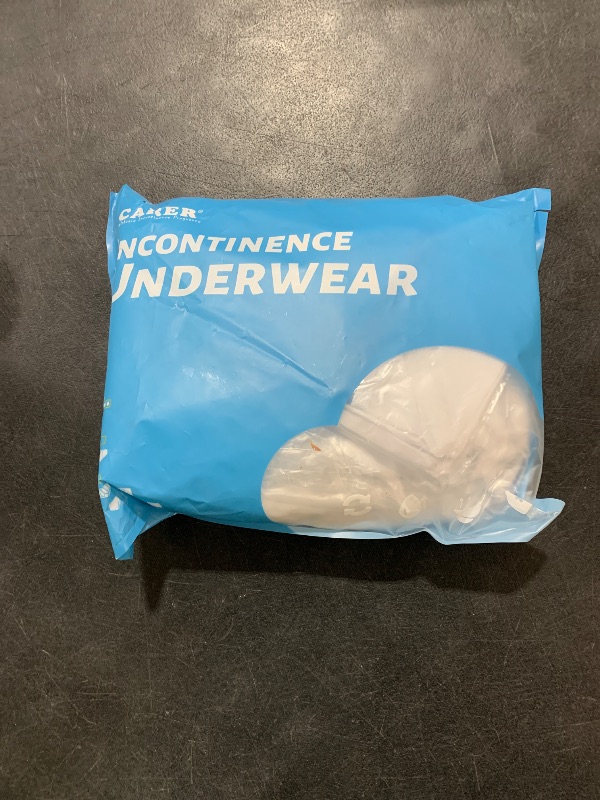 Photo 1 of Incontinence Underwear for Women Washable Seamless Leak Proof Underwear for Women Reusable Modal High Waist Womens Incontinence Underwear for Bladder Control Underwear for Women (White, X-Large)