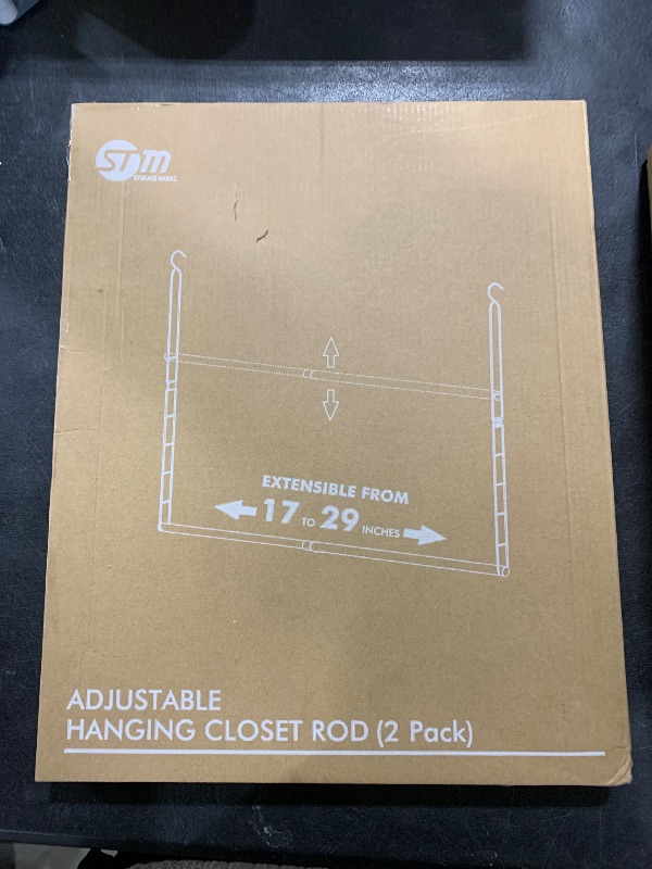 Photo 1 of Adjustable Hanging Closet Rod 