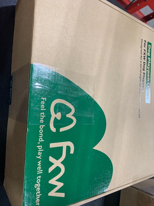 Photo 1 of FXW Mesh Top Cover Specialized for FXW Dog Playpen (Not Suitable for Other Brands), Fits for 32"/40"/45" H 8 Panels Homeplus/Rollick/Instant Dog Playpen?Patent Pending (Playpen not Included)