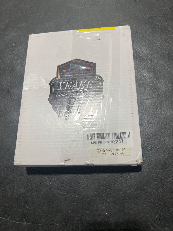 Photo 1 of YEAKE Table Desk Vanity Makeup Mirror,8-Inch Portable Folding Mirror with Metal Stand 90°Adjustable Rotation Tavel Make Up Mirror Hanging Bathroom for Shower Shaving(White)