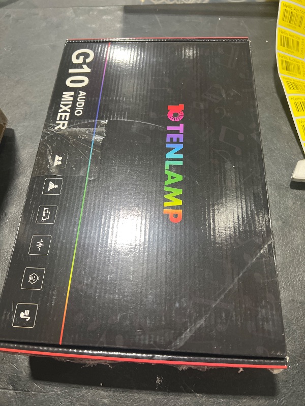 Photo 1 of Audio Mixer, Sound Board for Pc/Phone Live Streaming Singing Gaming, Sound Mixer for 3.5mm/Xlr Dynamic/48V Microphone, Live Sound Card with DJ Mixer Effects & Voice Changer, Denoise, One Click Mute