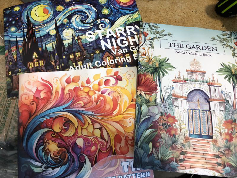 Photo 1 of Adult Coloring Books Bulk Set of 3 for Women to Relax and Relieve Anxiety, 96 Pages Beautiful Adult Coloring Book Set of 3 for Relaxation, Stress Relief Gifts for Your Lover