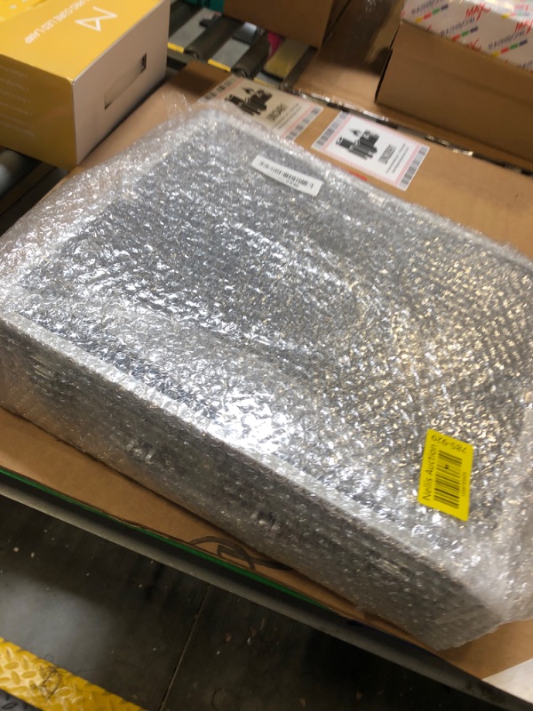 Photo 1 of Funrous 100/50/20 Slabs Aluminum Coin Storage Box Case for Slab Holders Storage Collection Supplies Coin SlabStorage Box for Collectors(100 Coins,Silver)