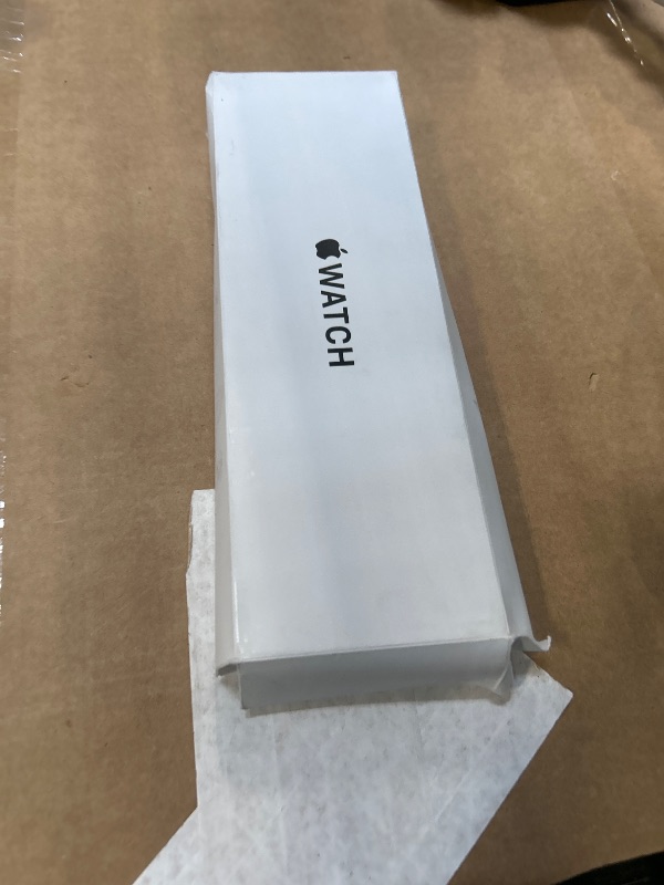 Photo 1 of Apple Watch SE (2nd Gen) [GPS 40mm] Smartwatch with Midnight Aluminum Case with Midnight Sport Band S/M. Fitness and Sleep Trackers, Crash Detection, Heart Rate Monitor, Retina Display [WATCH ONLY,  MISSING CHARGER AND WATCH BAND]