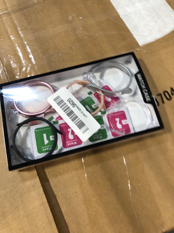 Photo 1 of Samsung Galaxy Watch 7 44mm Screen Protector - 5+5 Pack HD Tempered Glass & Hard PC Bumper Case