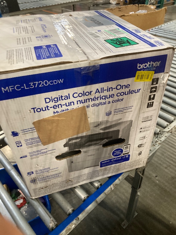 Photo 1 of Brother MFC-L3720CDW Wireless Digital Color All-in-One Printer with Laser Quality Output, Copy, Scan, Fax, Duplex, Mobile Includes 2 Month Refresh Subscription Trial ¹ Works with Alexa