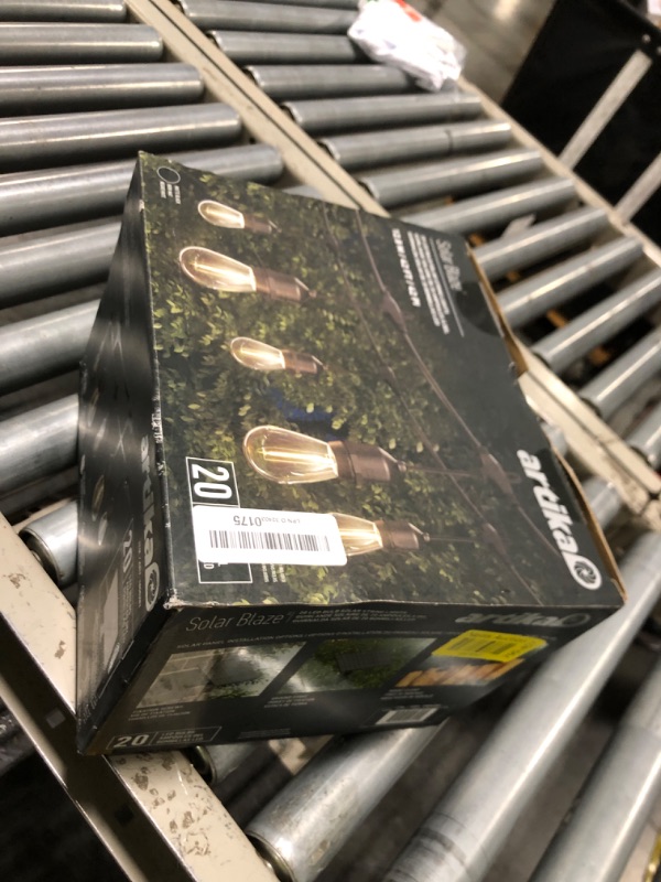 Photo 1 of addlon 50FT LED Outdoor String Lights with Edison Shatterproof Bulbs, Weatherproof Strand, Commercial Grade Patio Lights, Decorative for Garden or Patio, Black