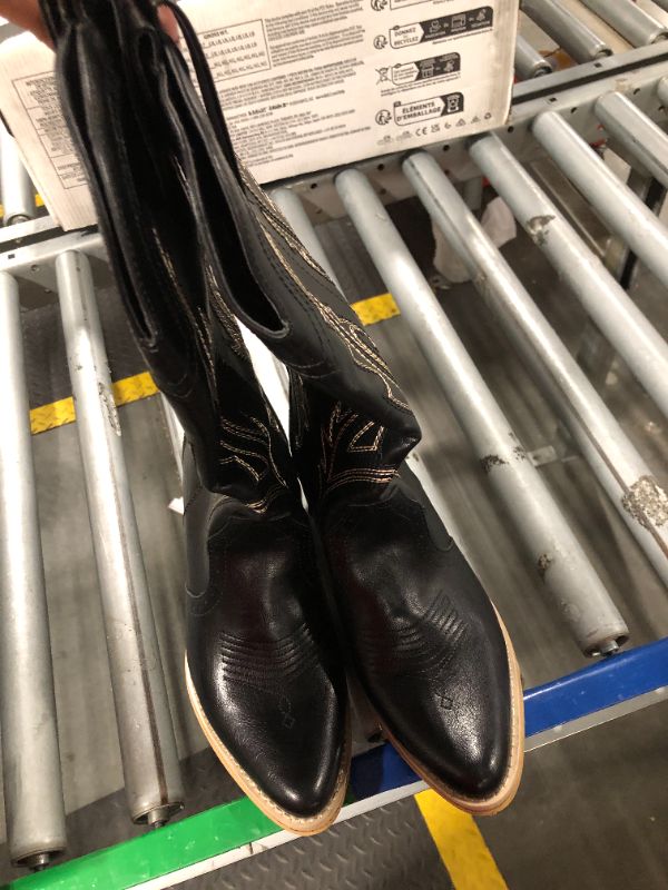 Photo 1 of ***Size 10*** Rollda Cowboy Boots Women Western Boots Cowgirl Boots Ladies Pointy Toe Fashion Boots