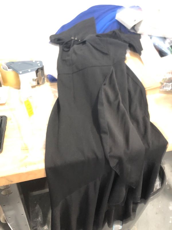 Photo 1 of 2025 Wedding Guest Dresses for Women Ruffle Neckline Evening Formal Gala Gowns Mermaid Black Dress