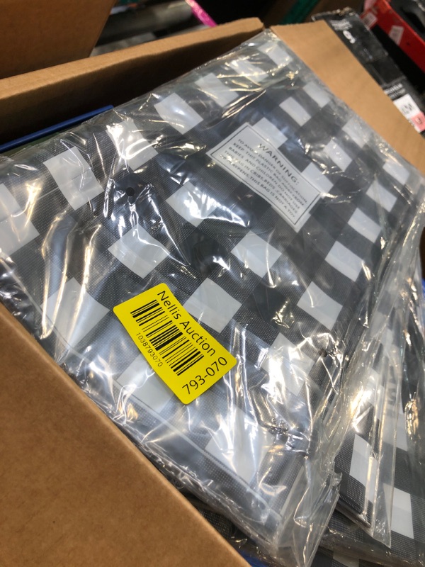 Photo 1 of 3 Pack Black and White Checkered Tablecloths 54"x108" Disposable Plastic Tablecloths for Rectangle Tables,Spring Waterproof Tablecloth for Home,Birthday,Weddings,Banquet,Buffet Tables,Picnic Supplies