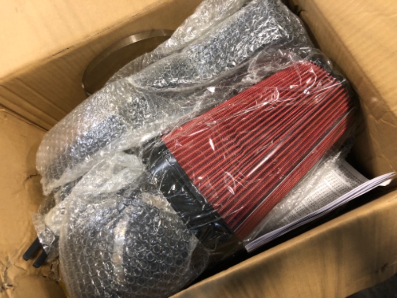 Photo 1 of LLANNDER 4" Cold Air Intake System + Heat Shield For 99-06 GMC/Chevy V8 4.8L/5.3L/6.0L / Silverado 1500/2500/3500 (Red)