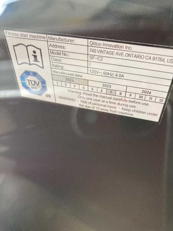 Photo 1 of Fitvids Stair Stepper Machine, Continuous Climbing Stair Machine, Commercial Grade Stair Stepping Machine for Cardio and Lower Body Workouts, Max Load 