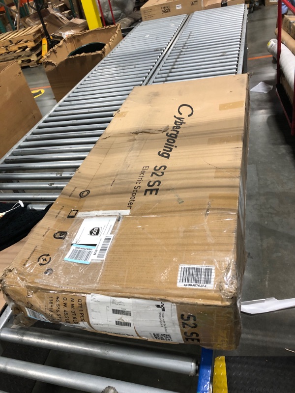 Photo 1 of CYBERGOING Electric Scooter with 430W Peak Motor for Adults, 10" Shock Absorbing Tires, Up to 17-Mile Range & 19 MPH Speed Portable Folding Commuting E Scooter with Dual Breaking System ***CHARGER NOT INCLUDDED****
