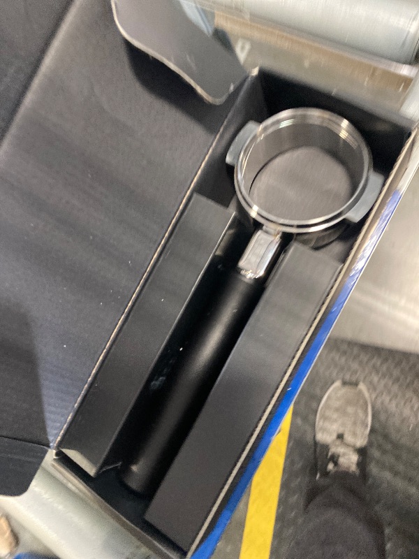 Photo 1 of ***BOTTOMLESS***Normcore 58mm Bottomless Portafilter Fits La Marzocco, Naked Portafilter with 18g Basket Included, Anodized Aluminum Ergonomic Handle, Espresso Extraction Tool, Black