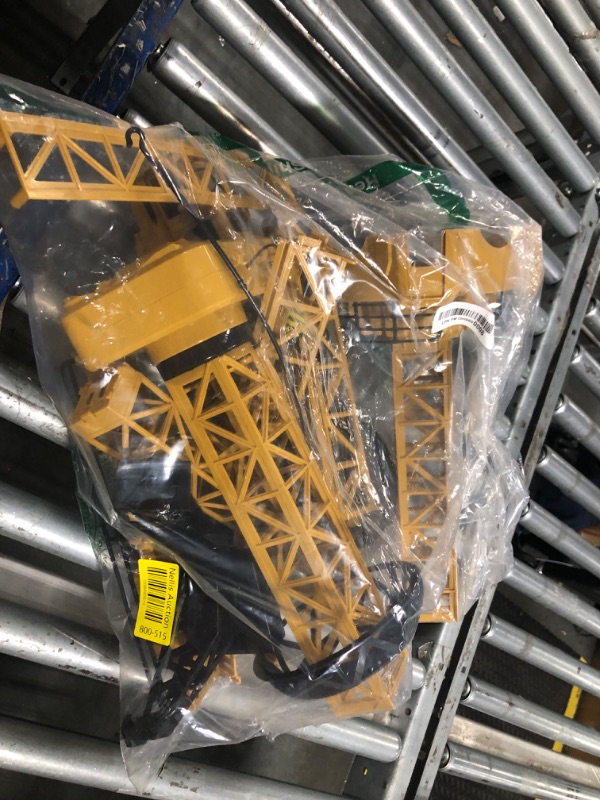 Photo 1 of **USED** Mini Tudou 50.4 inch Tall 2.4GHz Remote Control Tower Crane, 6 Channel Remote Control Construction inRC Crane Toy 680 Degree Rotation Lift Model with Tower Light & Sound for Kids Boys Girls