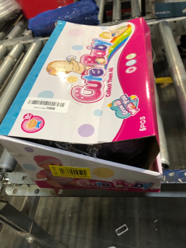 Photo 1 of **MISSING ONE**Liberty Imports 6 Pack - Baby Dolls Cute Little Vinyl 8" Infant Dolls, Mini Nursery Toys for Girls, Kids Toddlers - Bulk Gift Bundle Party Favors Supplies