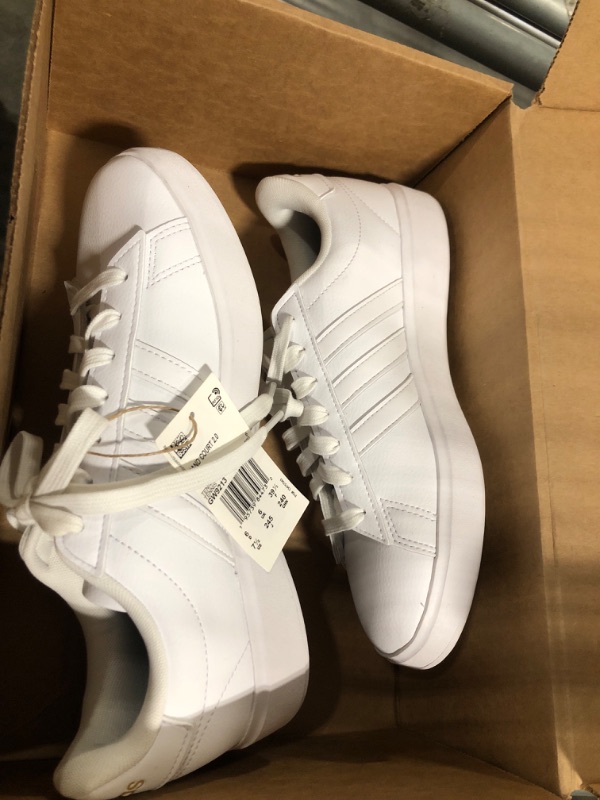 Photo 1 of adidas Grand Court 2.0 White/White/Gold Metallic 7.5 B (M)