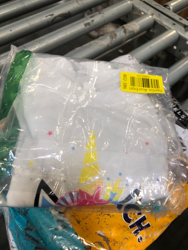 Photo 1 of Birthday Girl Shirt Toddler Baby Girls Unicorn T-Shirt 2nd 3rd 4th 5th 6th 7th Birthday White Tee Fall Outfit Fly Sleeve 3T