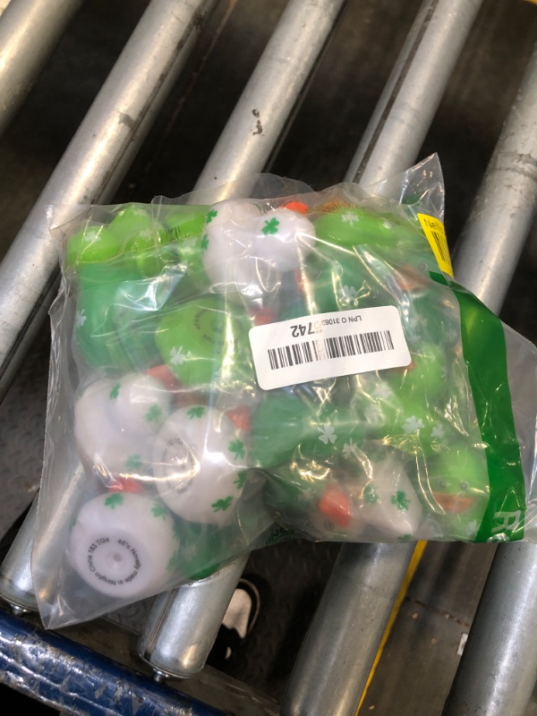 Photo 1 of 4E's Novelty 24 Pack St Patricks Day Rubber Ducks - 2 inch Shmrock Rubber Duckies Bulk - Saint Pattys Day Irish Gifts for Adults Kids Party Favors Accessories, Jeep Ducking