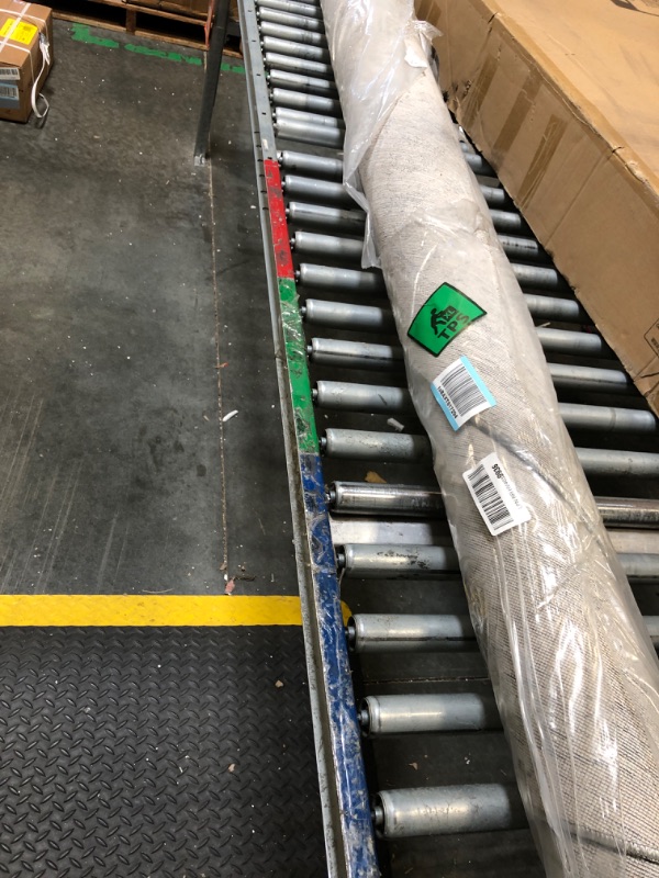 Photo 1 of Loloi Jean Stoffer Katherine Collection KES-03 Beige/Mist 7'-10" x 7'-10", .25" Pile Height, Round Area Rug