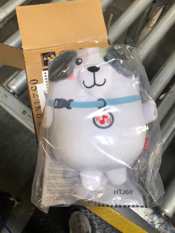 Photo 1 of ?Fisher-Price Baby Toy Calming Vibes Puppy Soother Plush Portable Sound Machine with Vibrations for Newborns 0+ Months