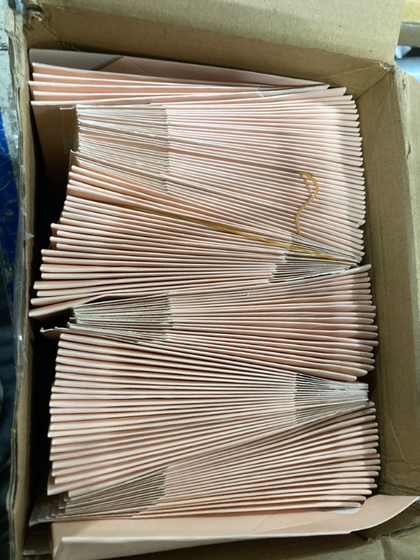 Photo 1 of 120 Pack Small Thank You Gift Bags Boxes Mini Pink Party Favor Gift Bags with Bow Ribbon Treat Boxes Mini Paper Bags for Wedding Baby Shower Party Favors Bridesmaid Celebration (Pink, Elegant Style)