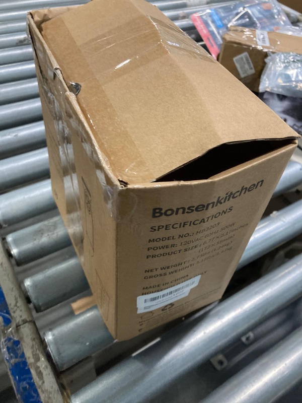 Photo 1 of ***Missing Piece*** Bonsenkitchen Immersion Blender, 20 Variable Speeds & Turbo, 4-In-1 Stainless Steel Handheld Blender Stick Mixer with Egg Whisk, Beaker & Chopper Bowl