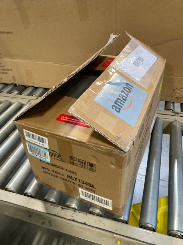 Photo 1 of **PARTIAL SET**Alpine Corporation MLT134SL Indoor Floor Bubble Wall Water Fountain with Color-Changing LED Lights and Remote, 72", Silver ***partial set selling for parts****