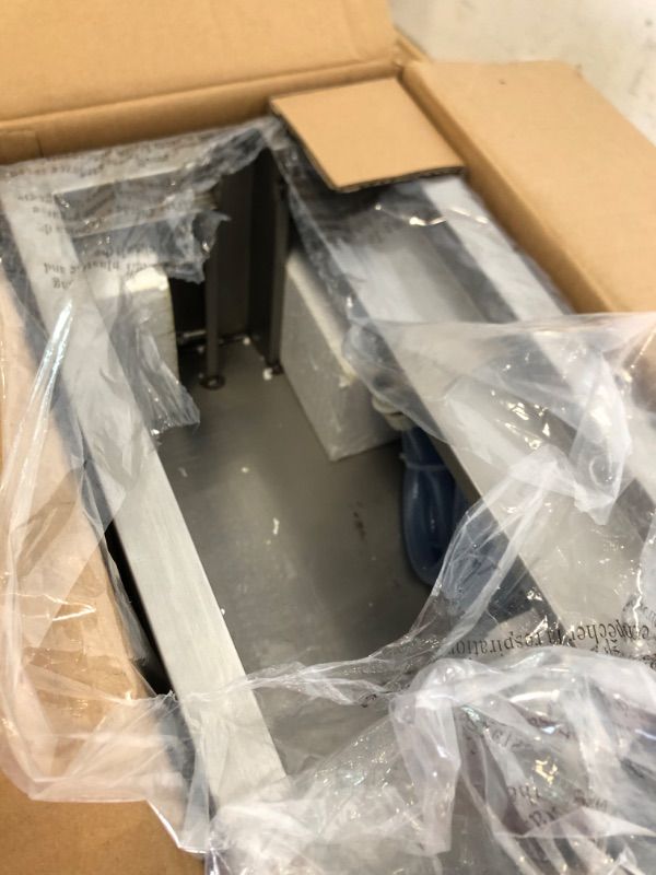 Photo 1 of **PARTIAL SET**Alpine Corporation MLT134SL Indoor Floor Bubble Wall Water Fountain with Color-Changing LED Lights and Remote, 72", Silver ***partial set selling for parts****